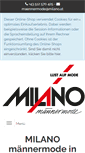 Mobile Screenshot of milano.at